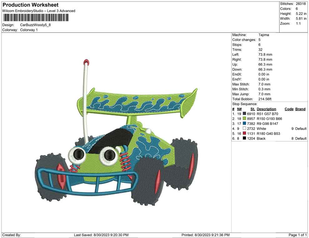 Car Buzz Woodie