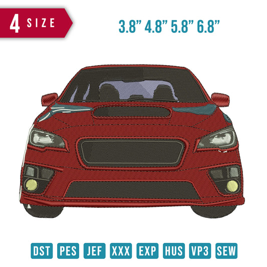 Car Red front