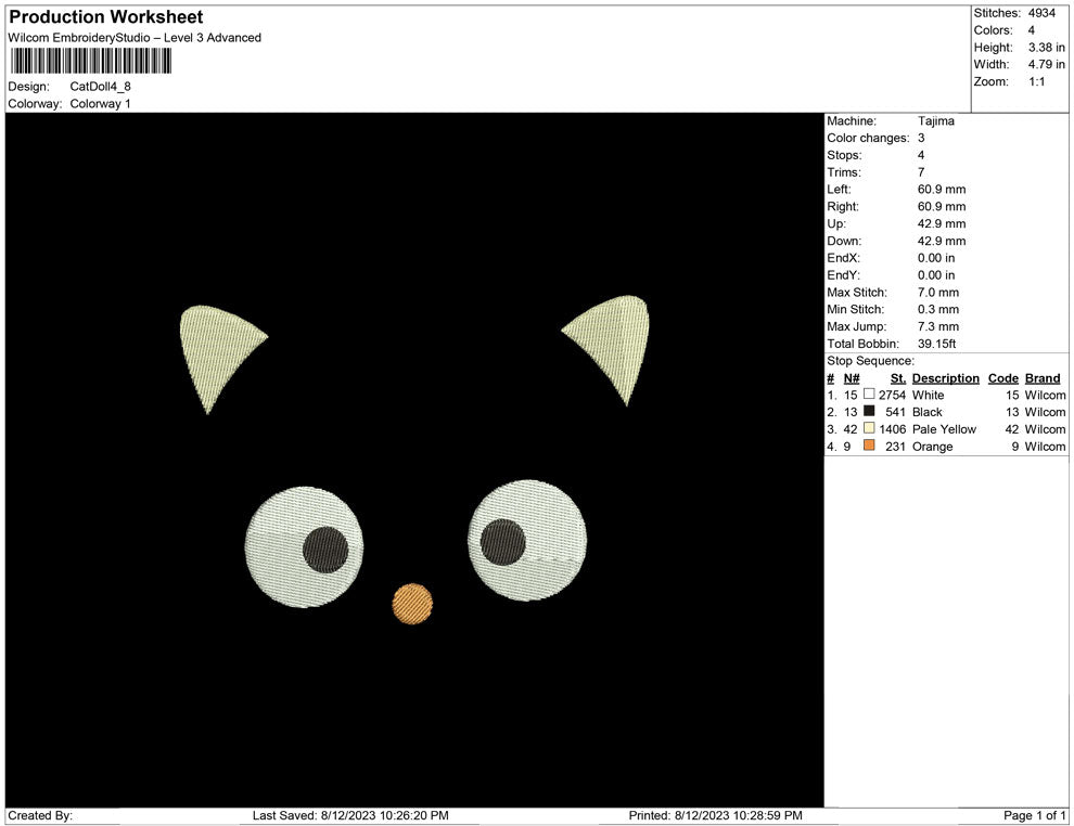 Cat For doll