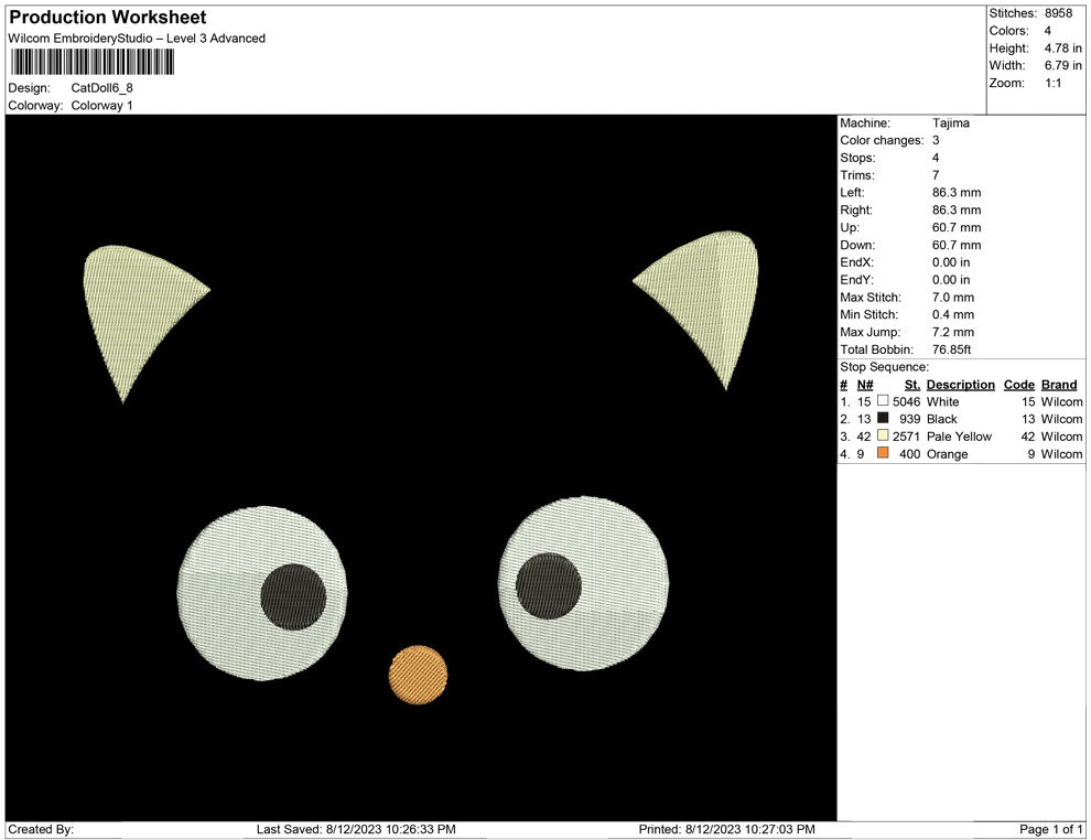 Cat For doll