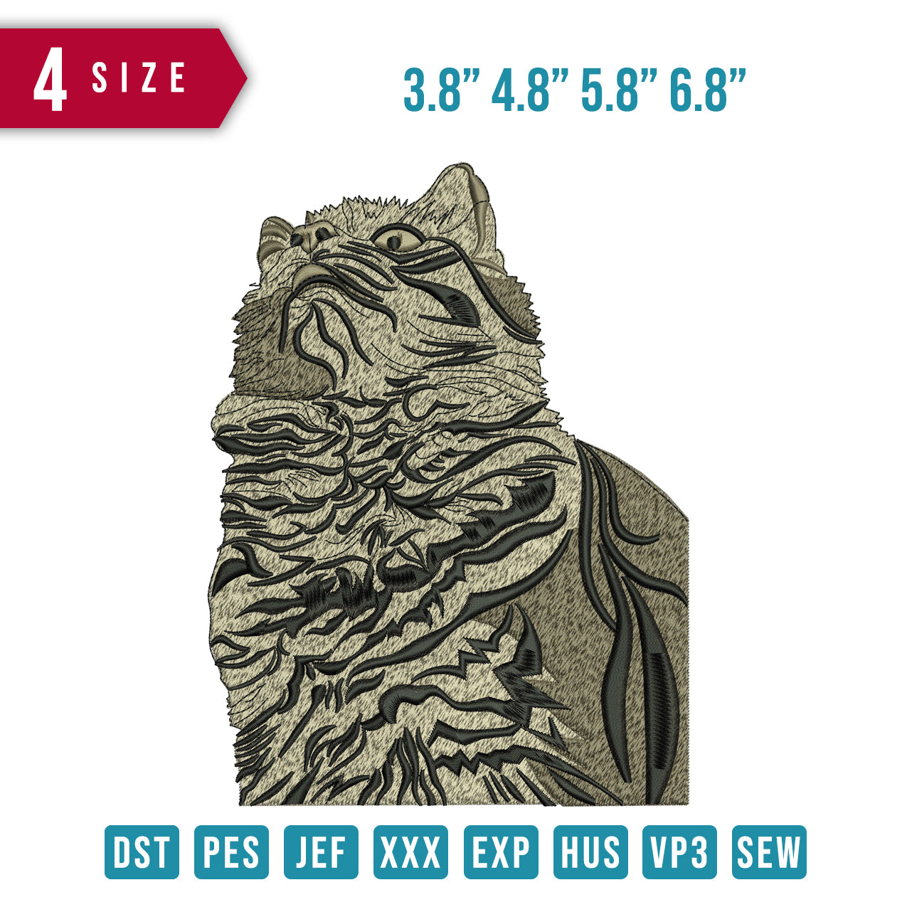 Cat Fat Grey
