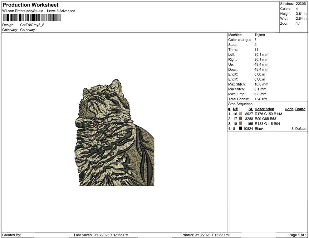 Cat Fat Grey