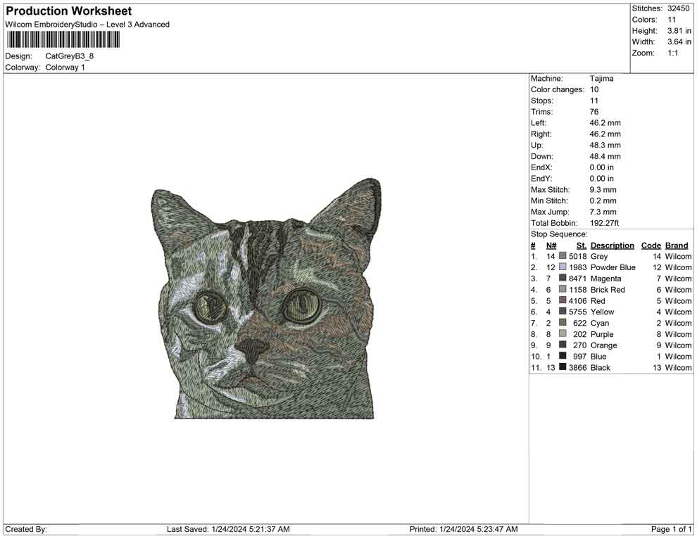 Cat Grey B