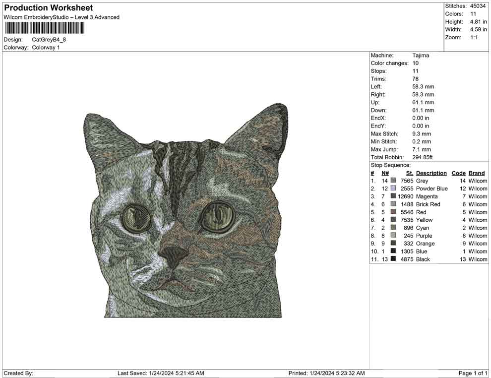 Cat Grey B
