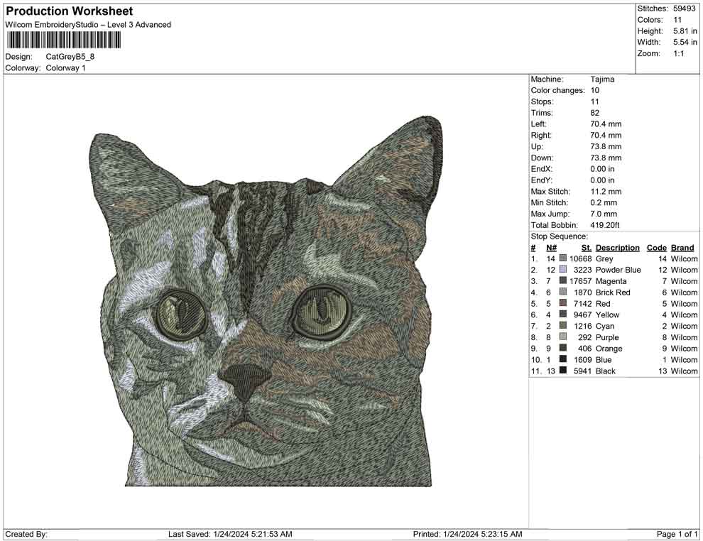 Cat Grey B