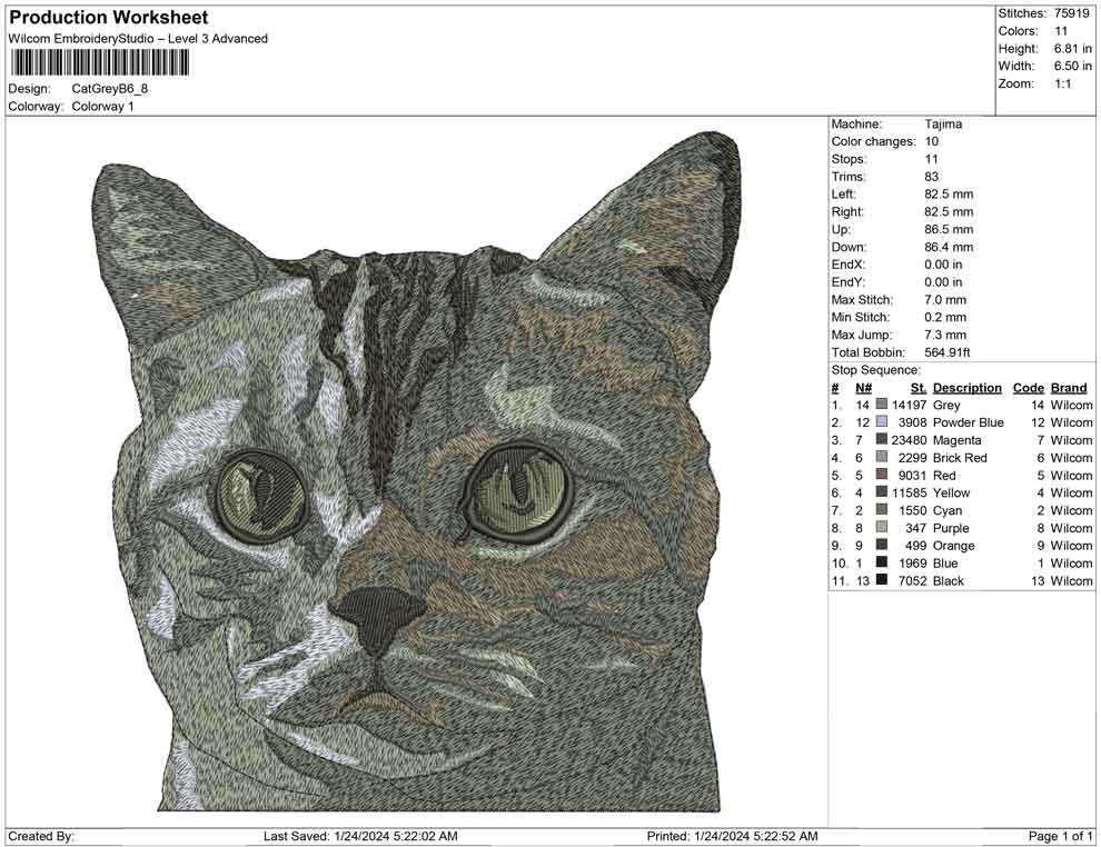Cat Grey B