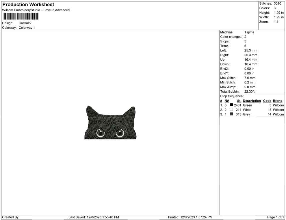 Cat half