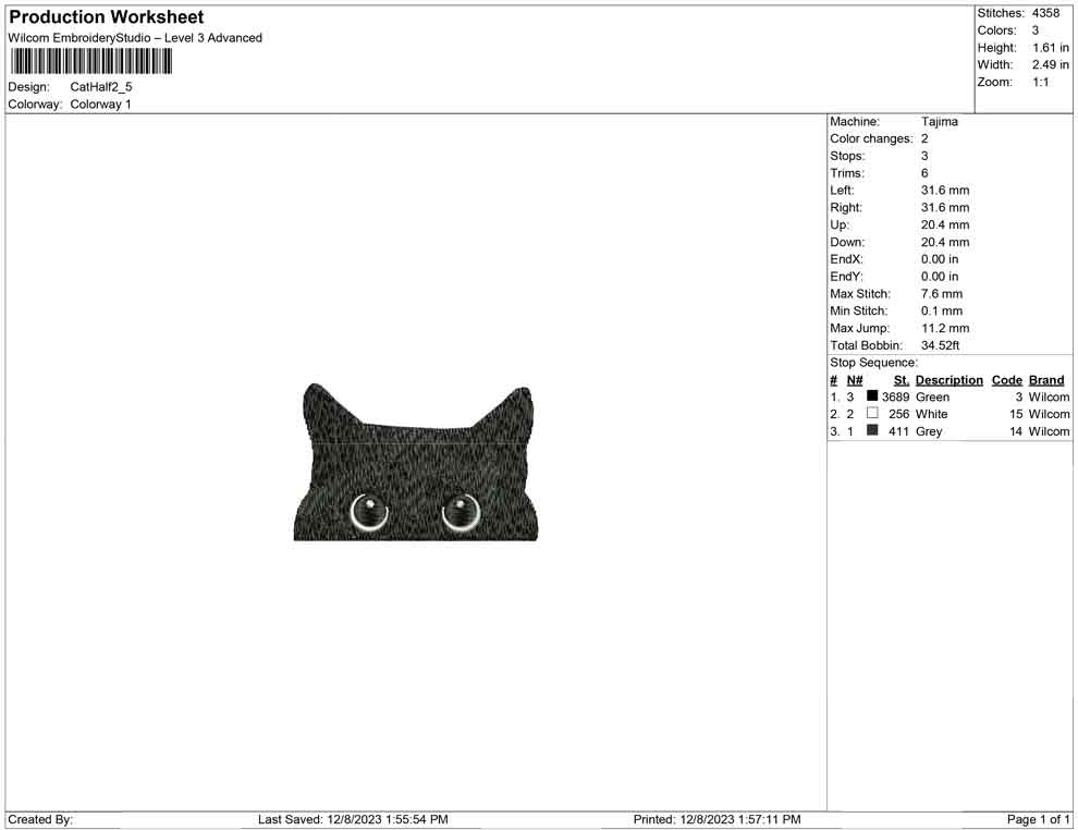 Cat half