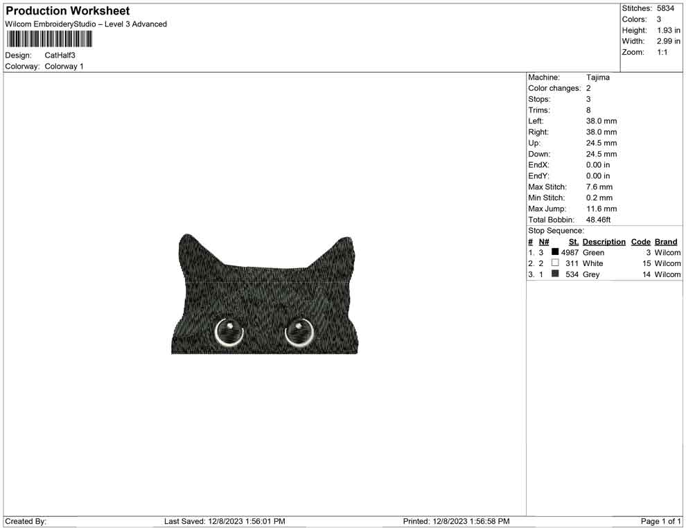 Cat half