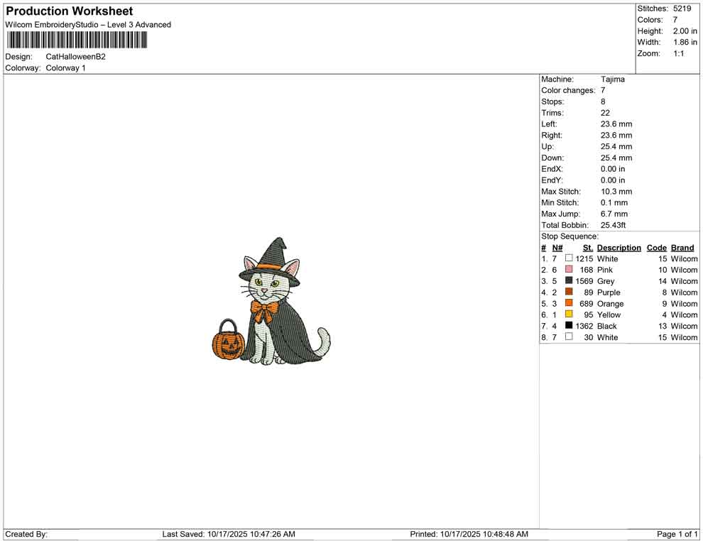 Cat Halloween B