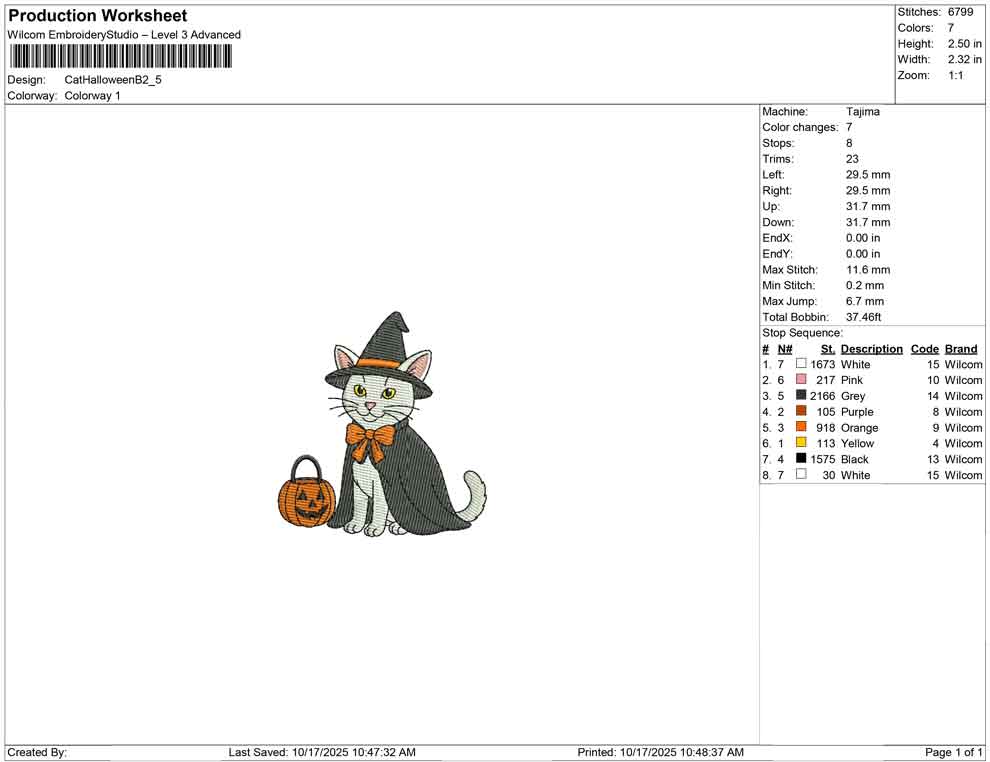 Cat Halloween B