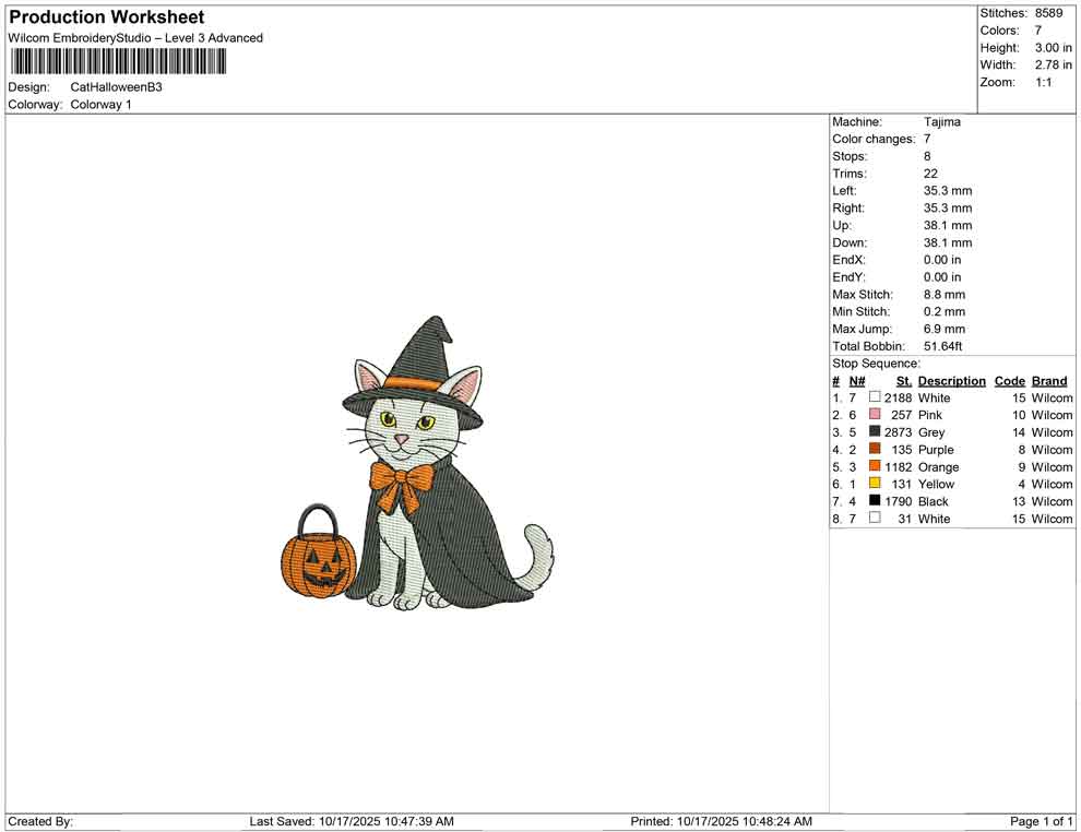 Cat Halloween B