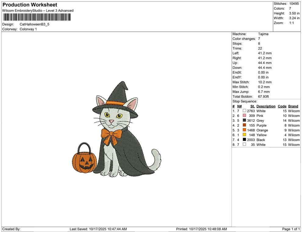 Cat Halloween B
