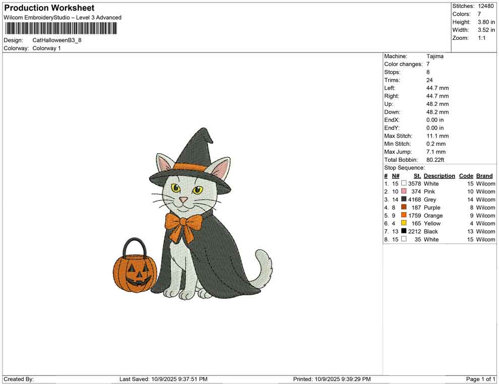 Cat Halloween B