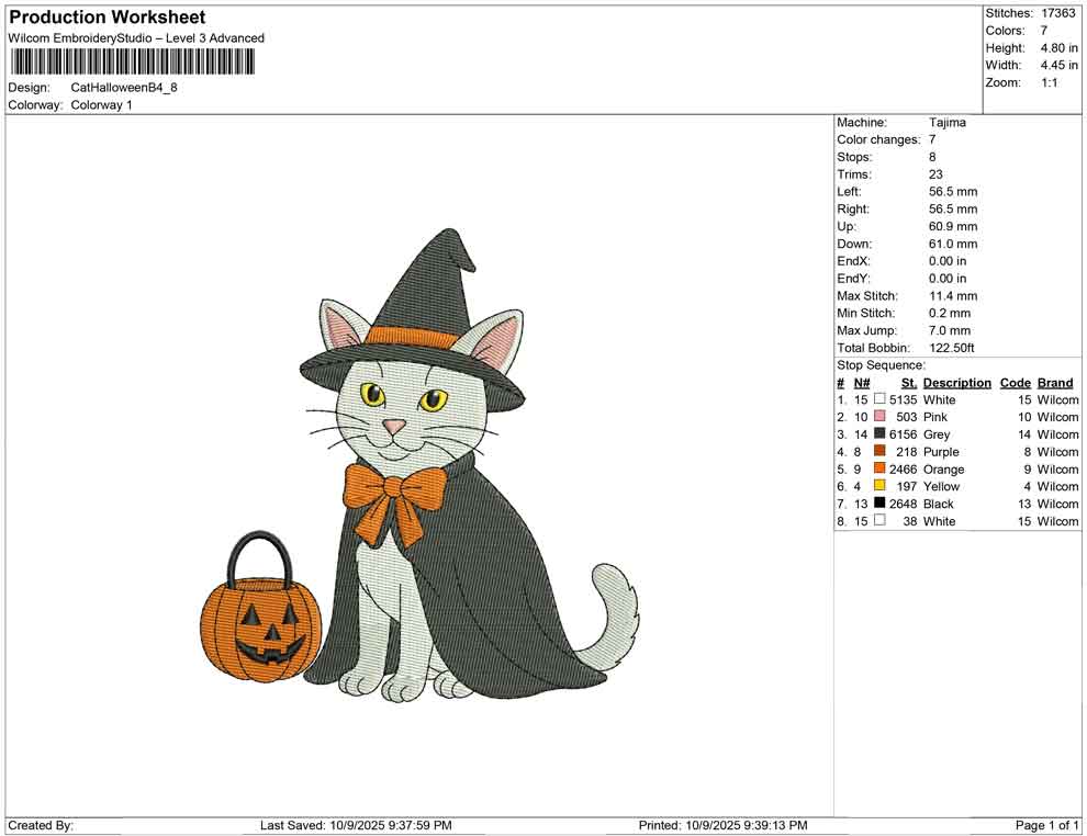 Cat Halloween B