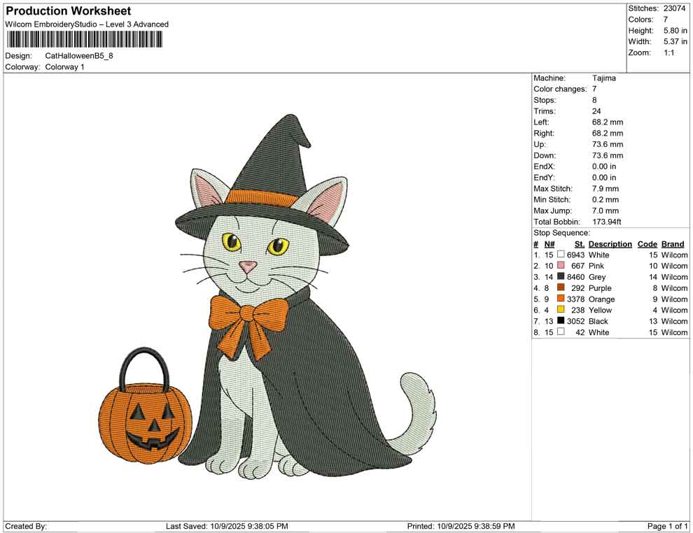 Cat Halloween B