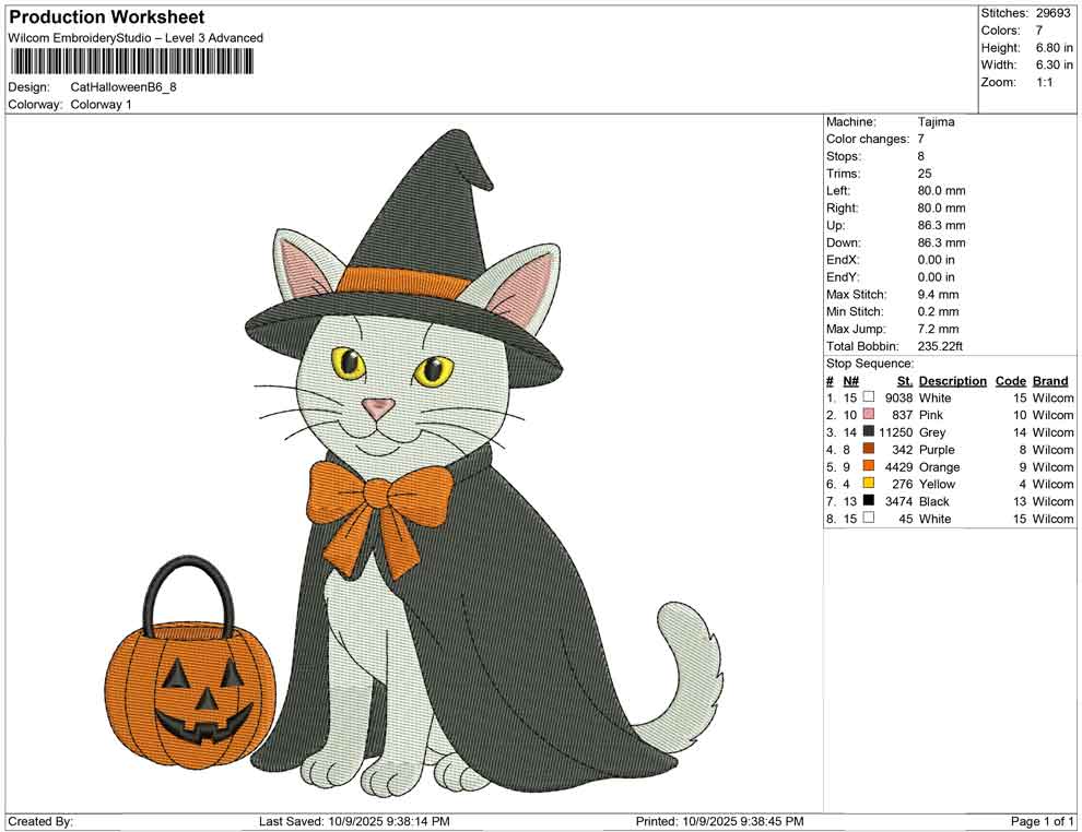 Cat Halloween B