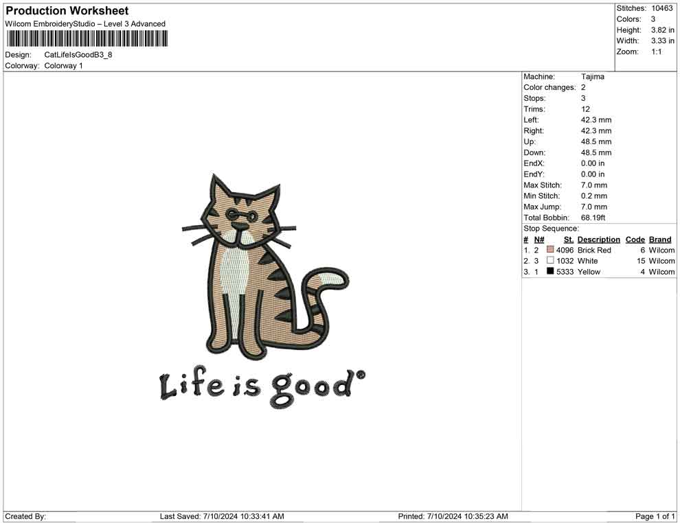 Cat Life Is Good B