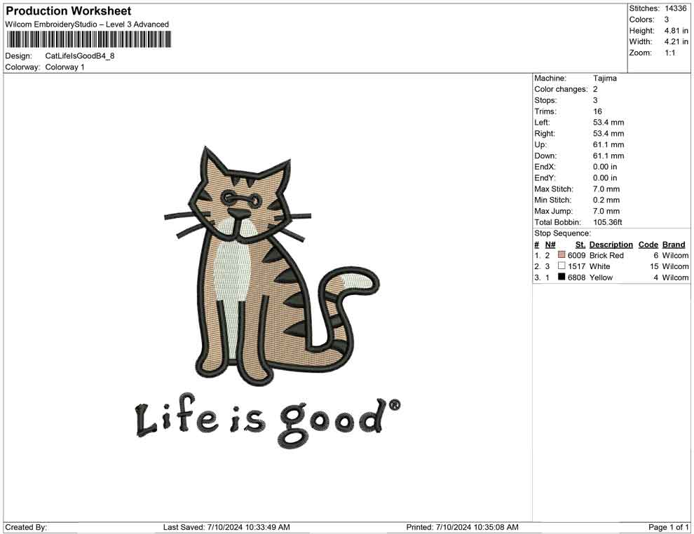 Cat Life Is Good B