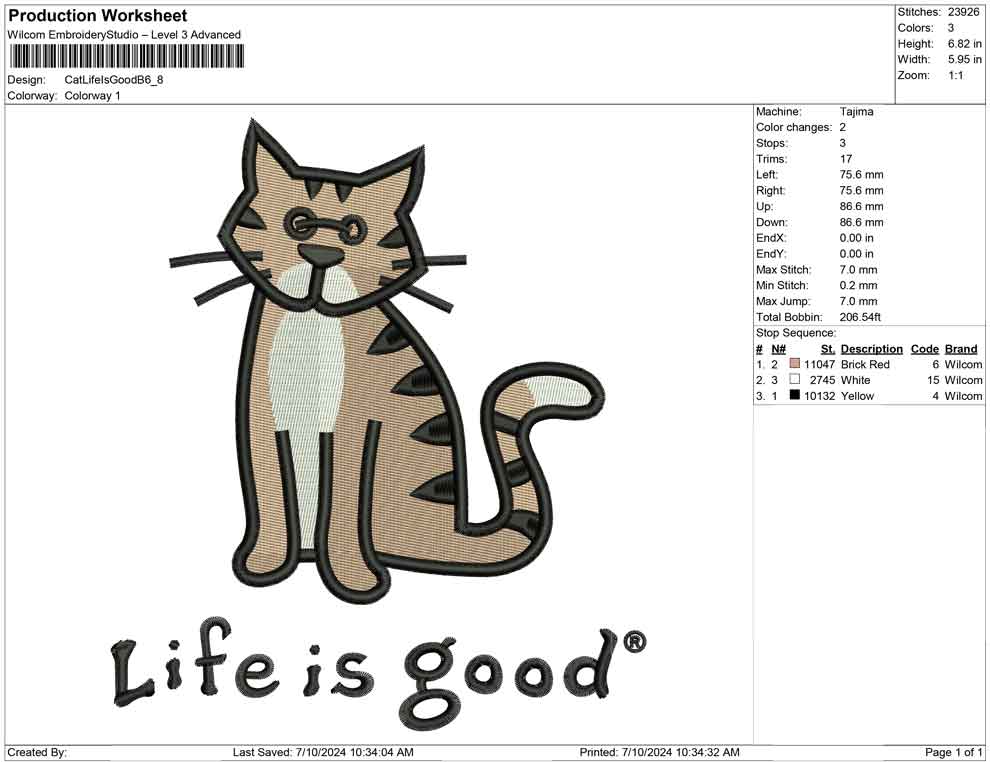 Cat Life Is Good B