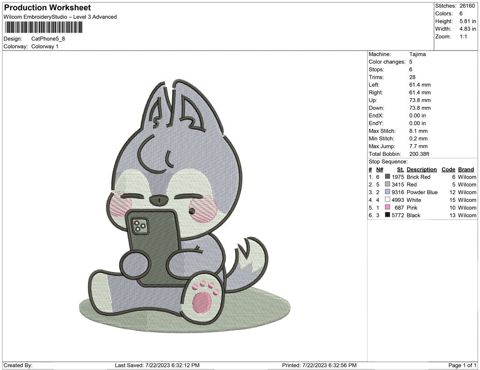 cat with phone
