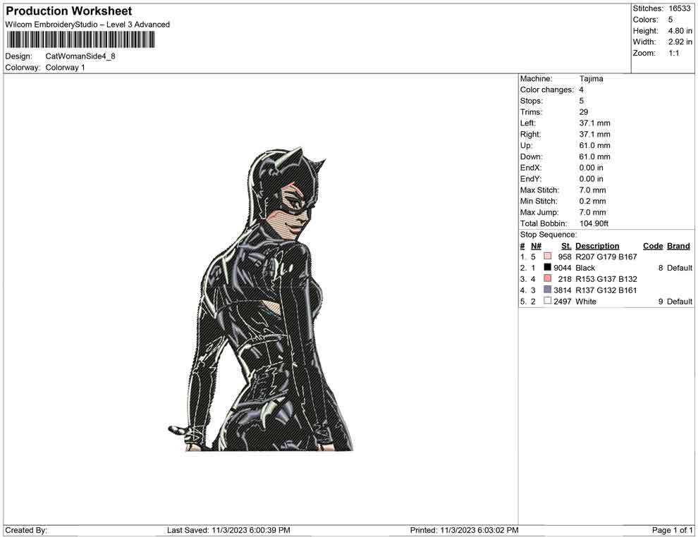 Cat Woman Side