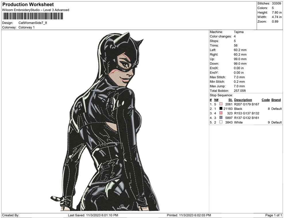 Cat Woman Side