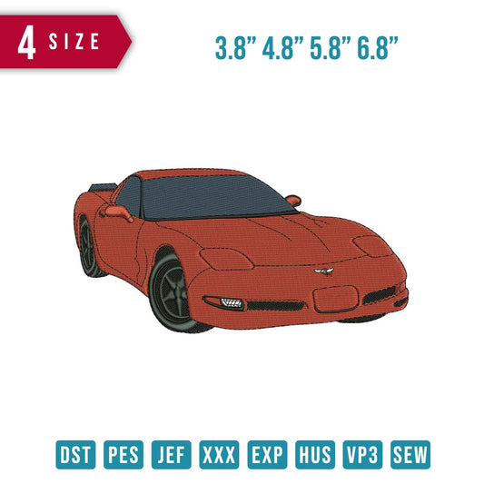 Chevrolet Corvet C5 Orange