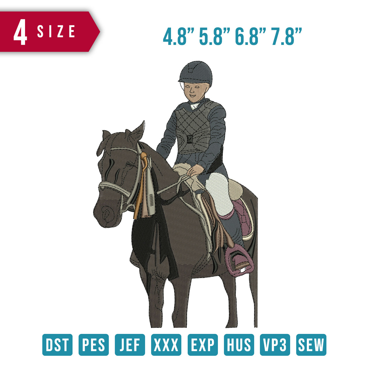 Child horse