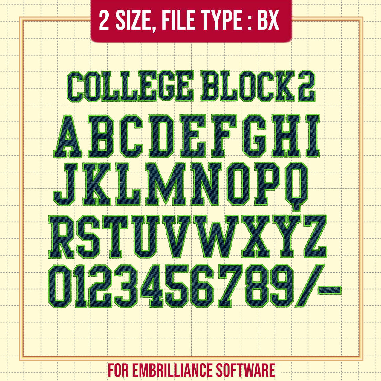 College Block 2Font