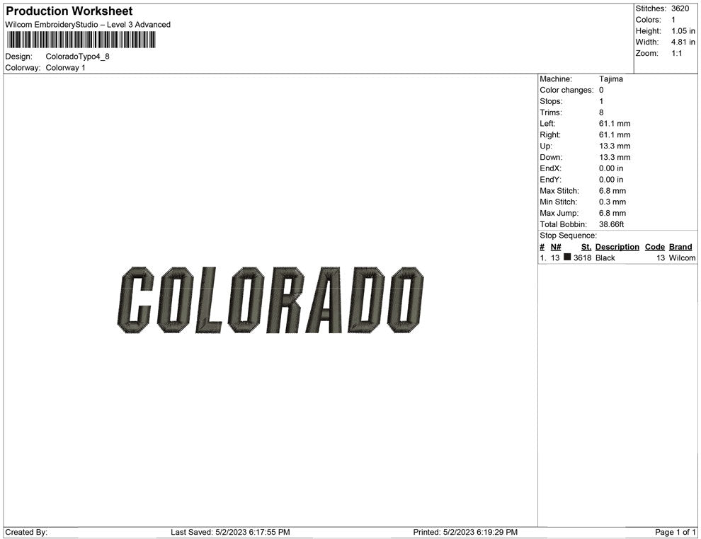 Colorado Typo