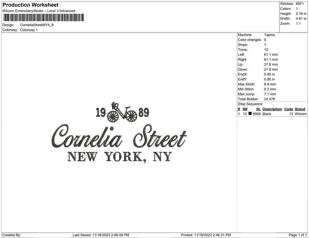 Cornelia Street NY