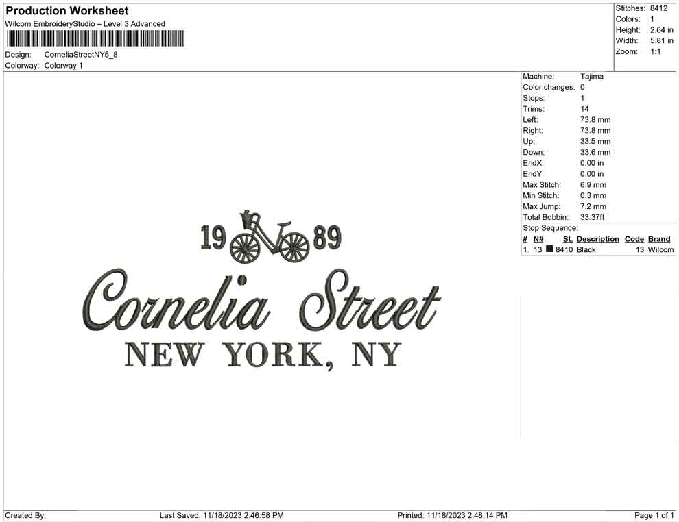 Cornelia Street NY