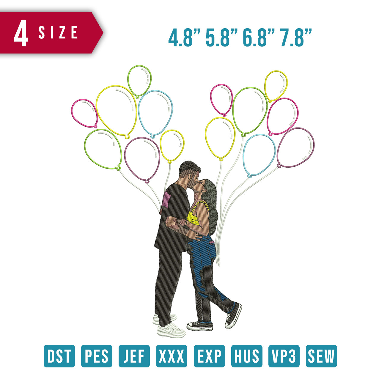 Couple Balloon full