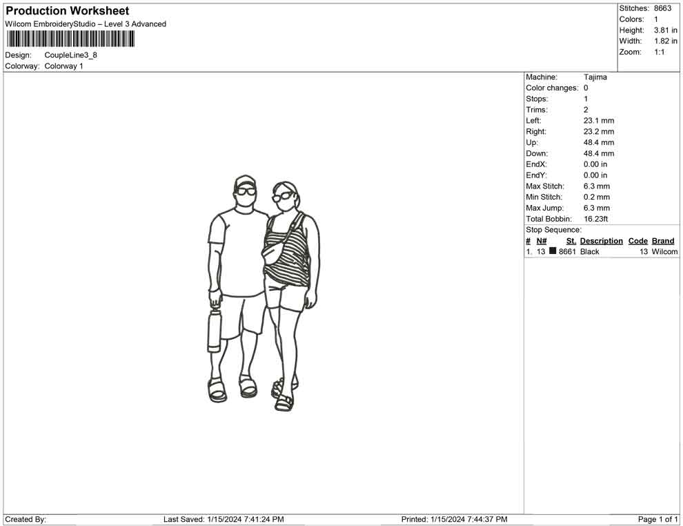 Couple Line Art
