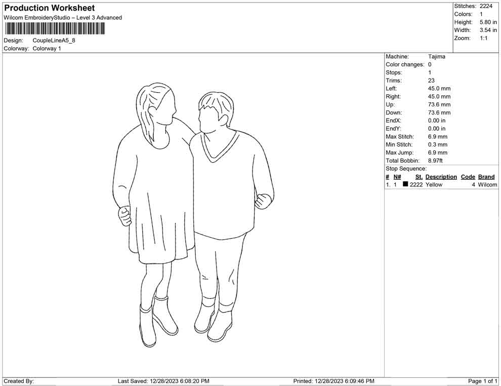 Couple line A