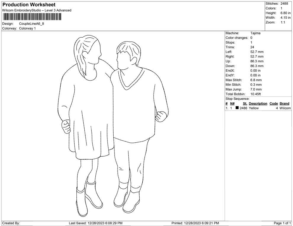 Couple line A