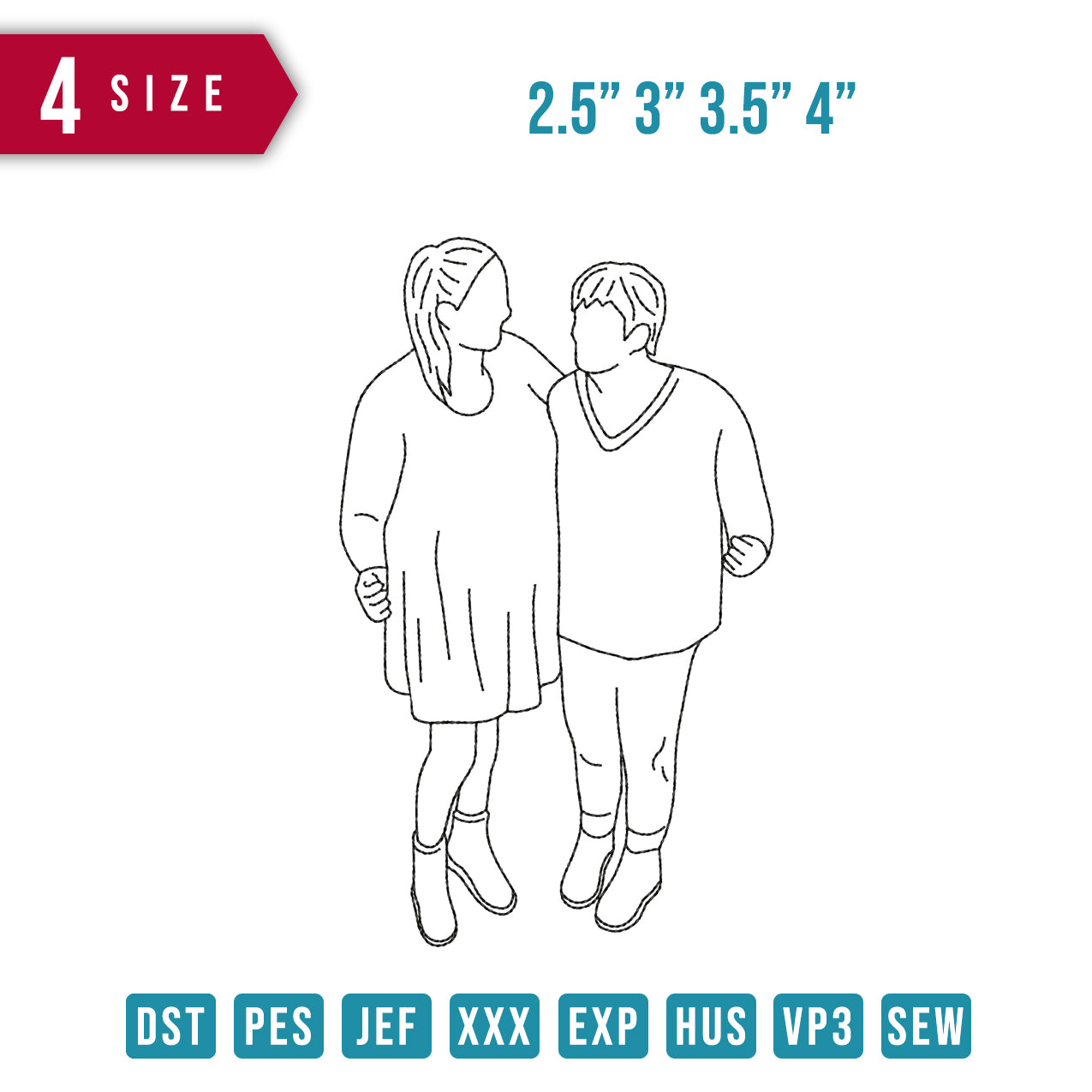Couple outline A