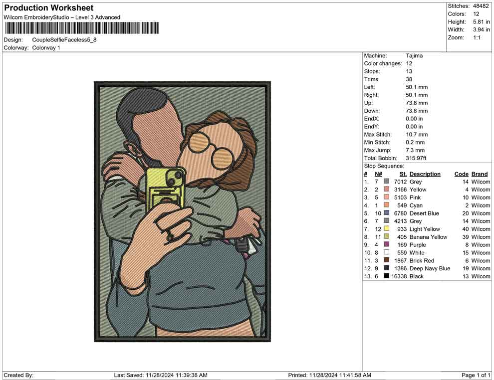 Couple Selfie Faceless