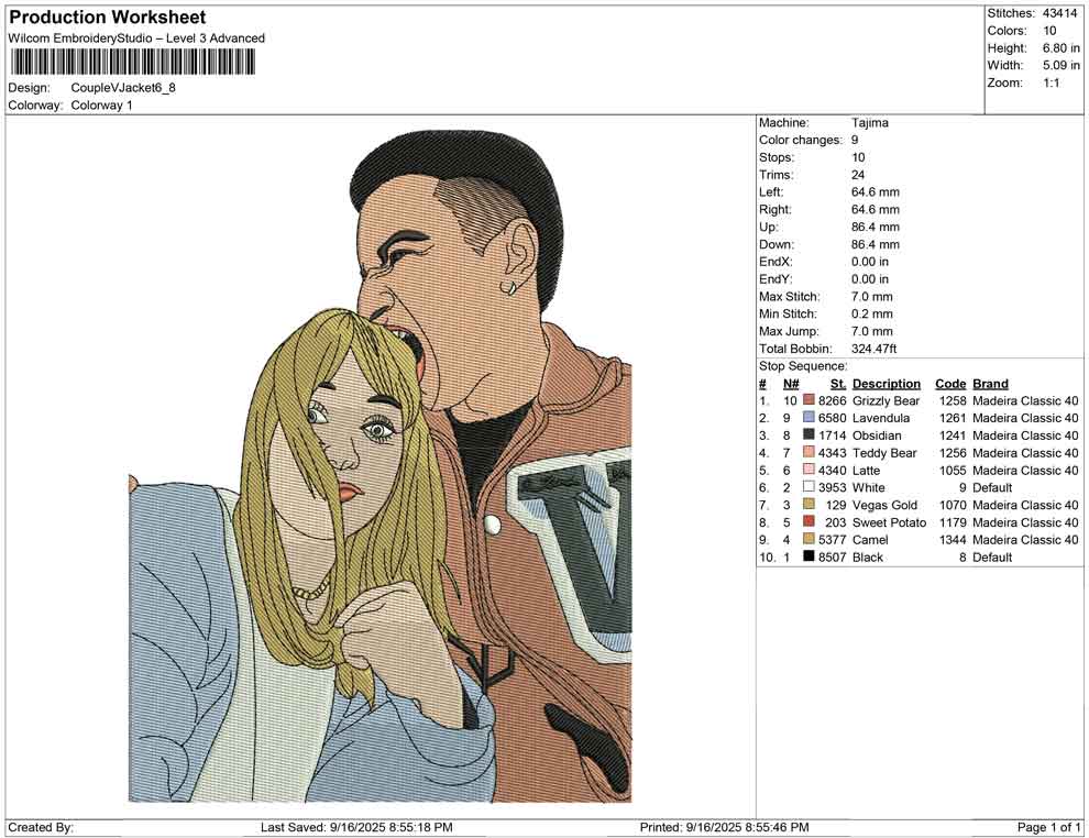 Couple V Jacket