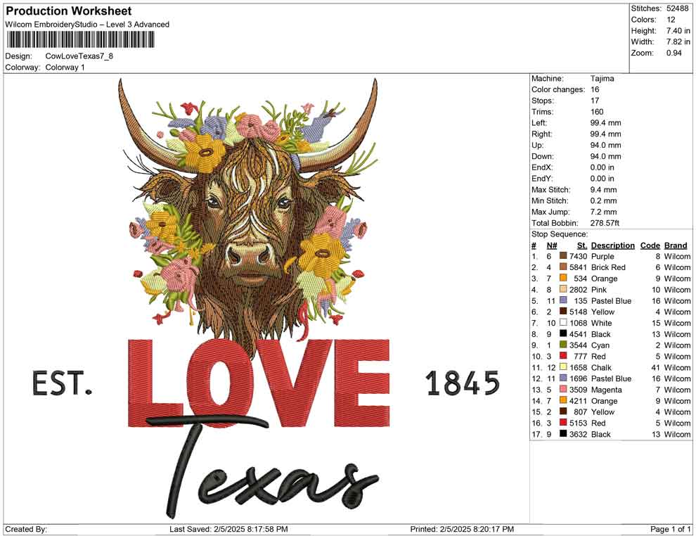 Cow Love Texas