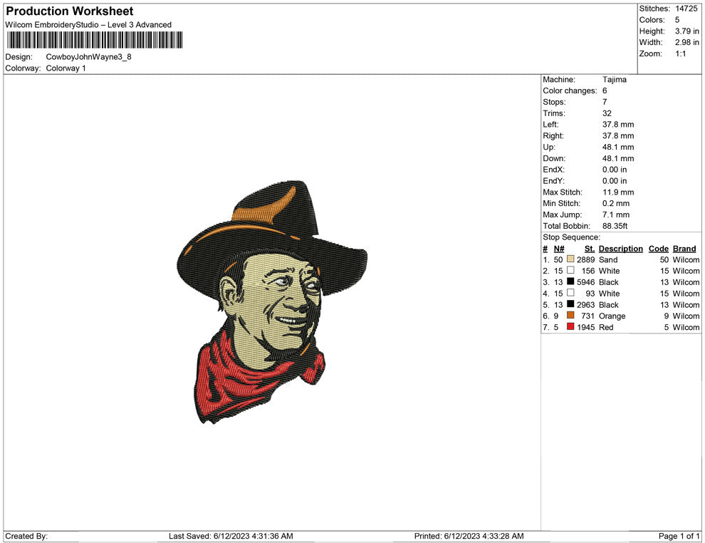 Cowboy John Wayne