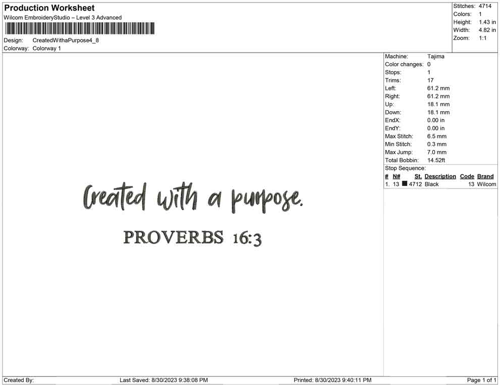 Created With a purpose