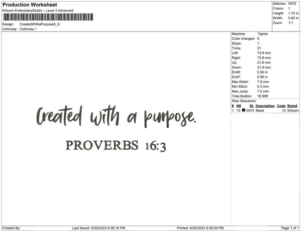 Created With a purpose
