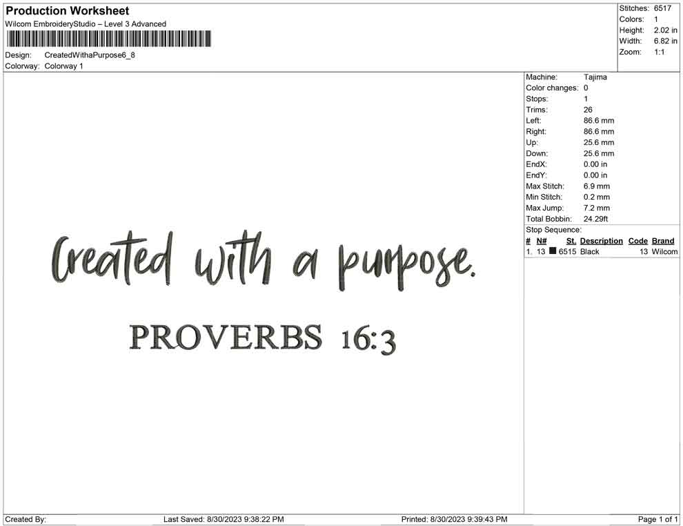 Created With a purpose