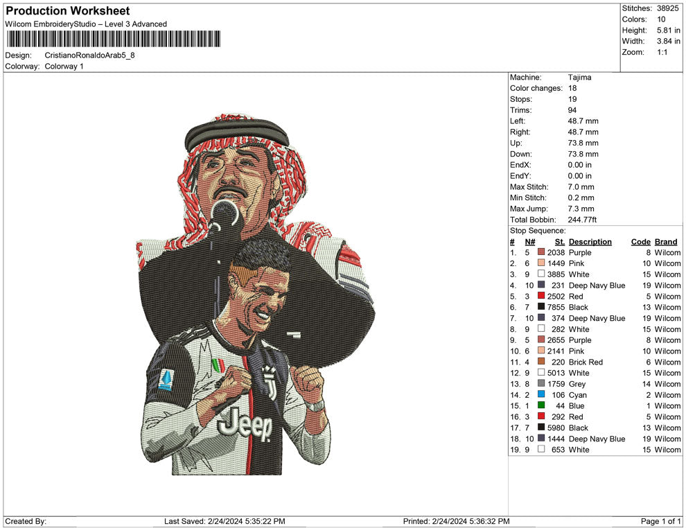 Cristiano Ronaldo Arab