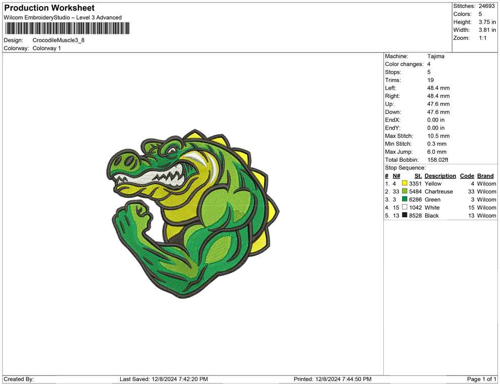 Crocodile Muscle