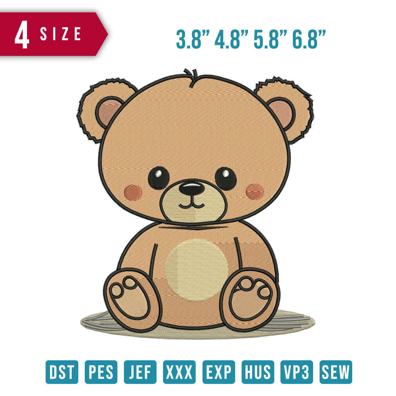 Cute Bear Sitdown