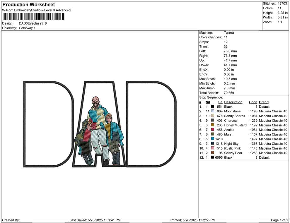 DAD 3 Eyeglass