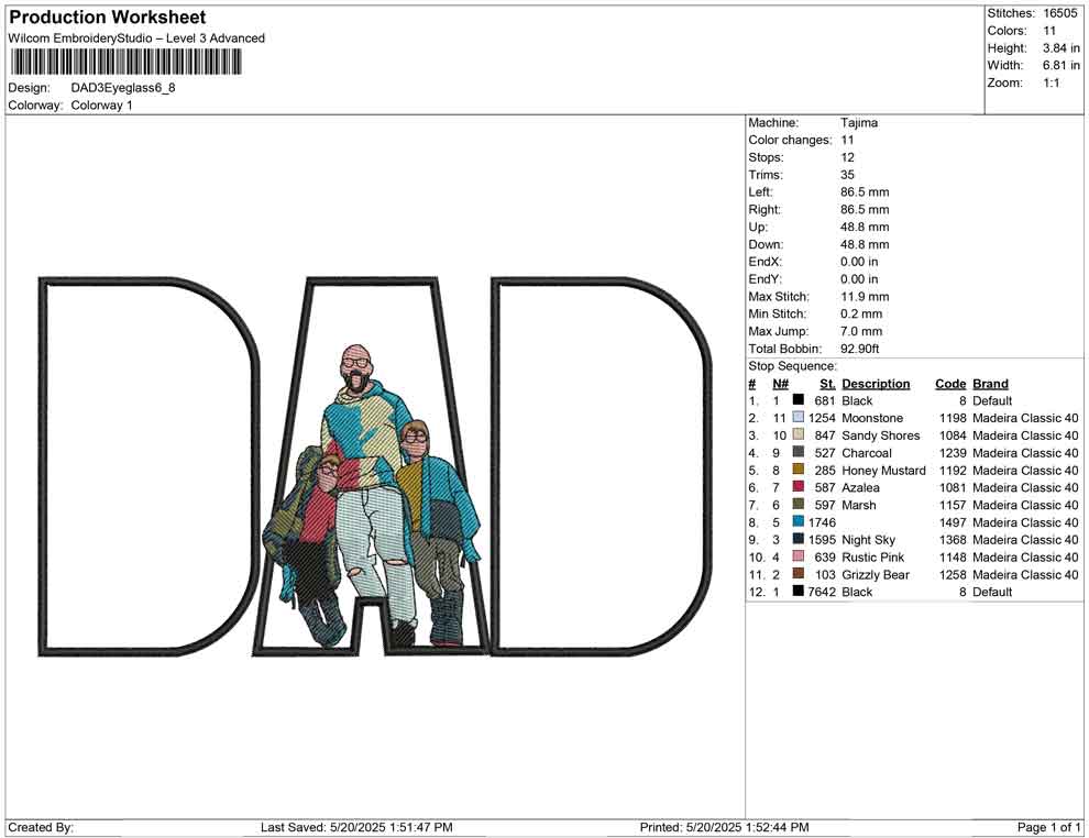 DAD 3 Eyeglass